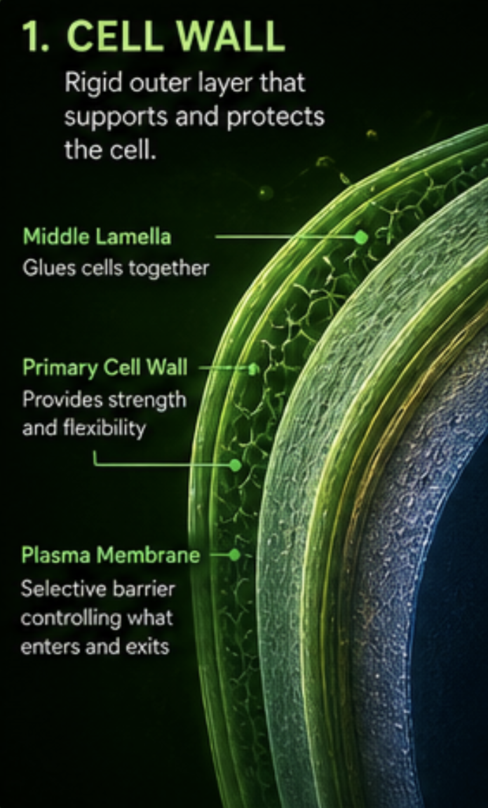 Cell wall picture card